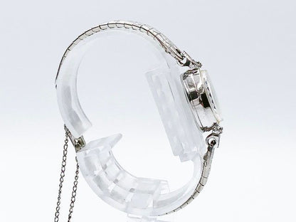 Tissot ladies cocktail watch, hand-wound — silver dial — photo 6