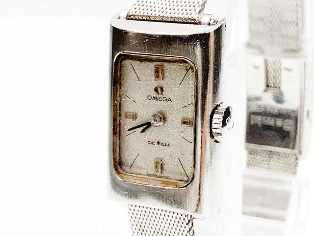 Omega De Ville hand-wound, ladies — silver dial — photo 7
