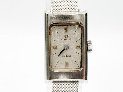 Omega De Ville hand-wound, ladies — silver dial