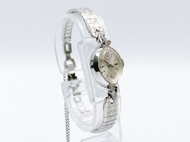 Tissot ladies cocktail watch, hand-wound — silver dial — photo 4