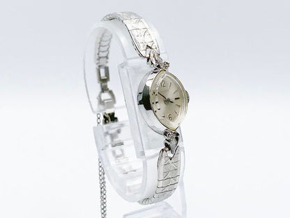 Tissot ladies cocktail watch, hand-wound — silver dial — photo 4
