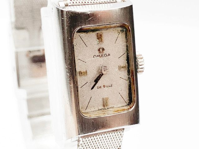 Omega De Ville hand-wound, ladies — silver dial — photo 8