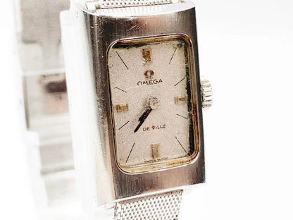 Omega De Ville hand-wound, ladies — silver dial — photo 8