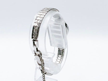 Tissot ladies cocktail watch, hand-wound — silver dial — photo 12