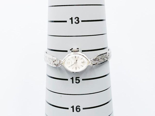 Tissot ladies cocktail watch, hand-wound — silver dial — photo 15