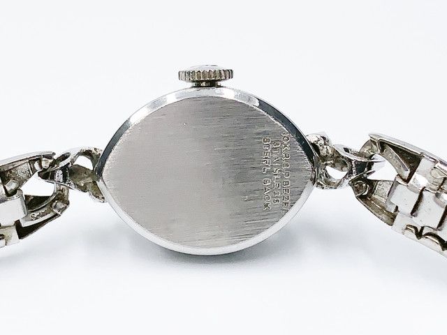 Tissot ladies cocktail watch, hand-wound — silver dial — photo 16