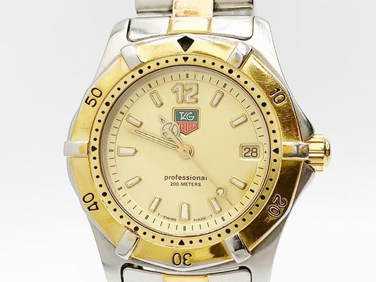 TAG Heuer Professional WK1221 Quartz, unisex — champagne dial