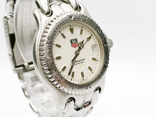 TAG Heuer Professional WG1112-K0 Quartz — white dial — photo 8