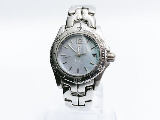 TAG Heuer Link WT141G Quartz, ladies — blue dial — photo 2