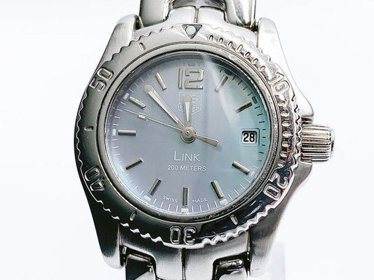 TAG Heuer Link WT141G Quartz, ladies — blue dial