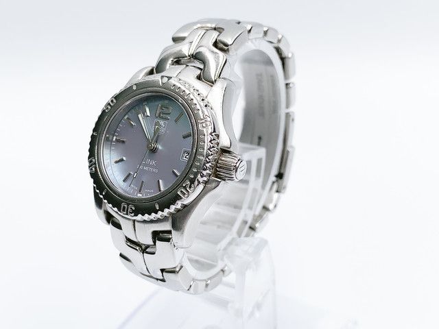 TAG Heuer Link WT141G Quartz, ladies — blue dial — photo 3