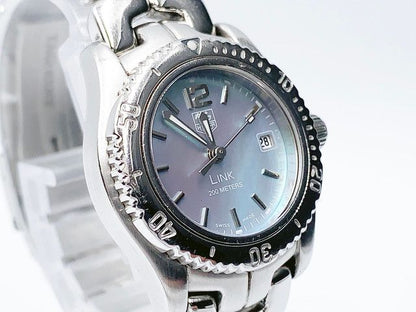 TAG Heuer Link WT141G Quartz, ladies — blue dial — photo 8
