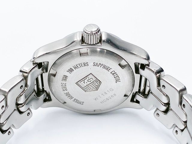 TAG Heuer Link WT141G Quartz, ladies — blue dial — photo 16