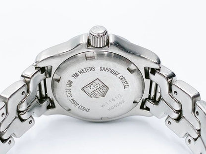TAG Heuer Link WT141G Quartz, ladies — blue dial — photo 16