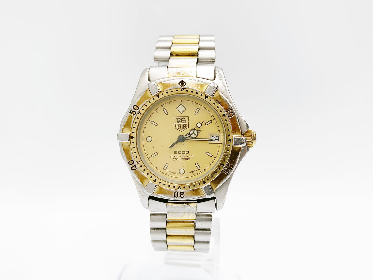 TAG Heuer 2000 Professional 200 Meters 964.013 Quartz — champagne dial