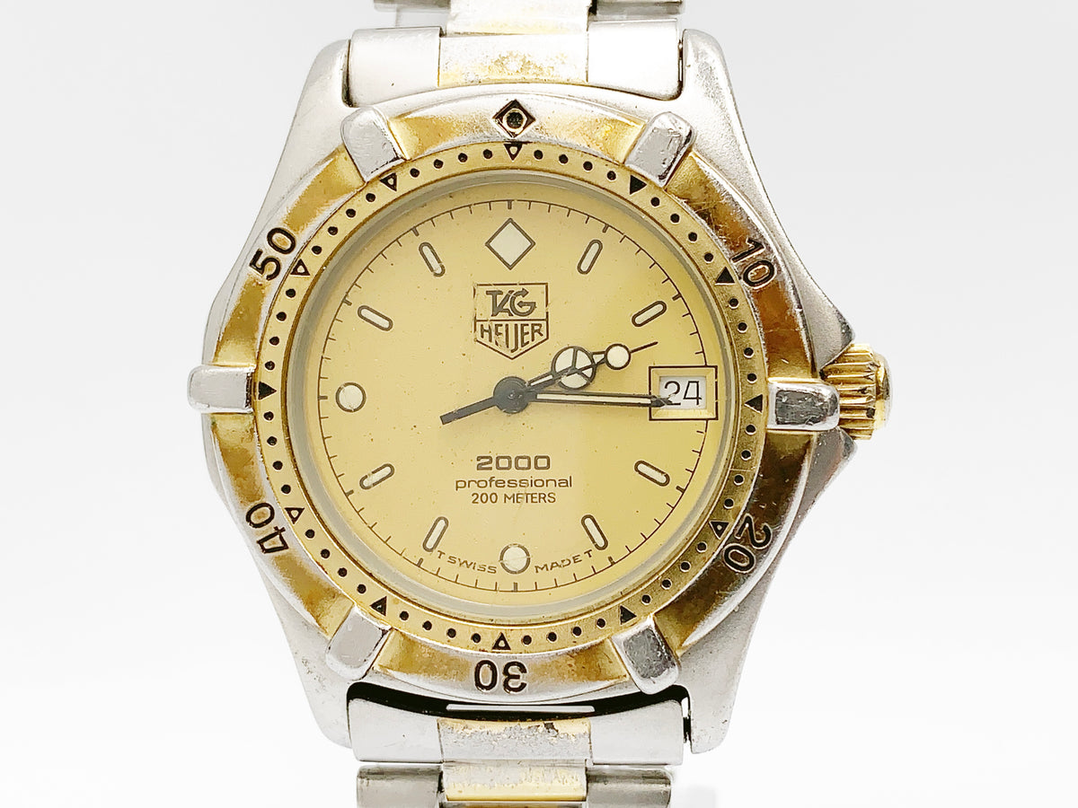 TAG Heuer 2000 Professional 200 Meters 964.013 Quartz — champagne dial