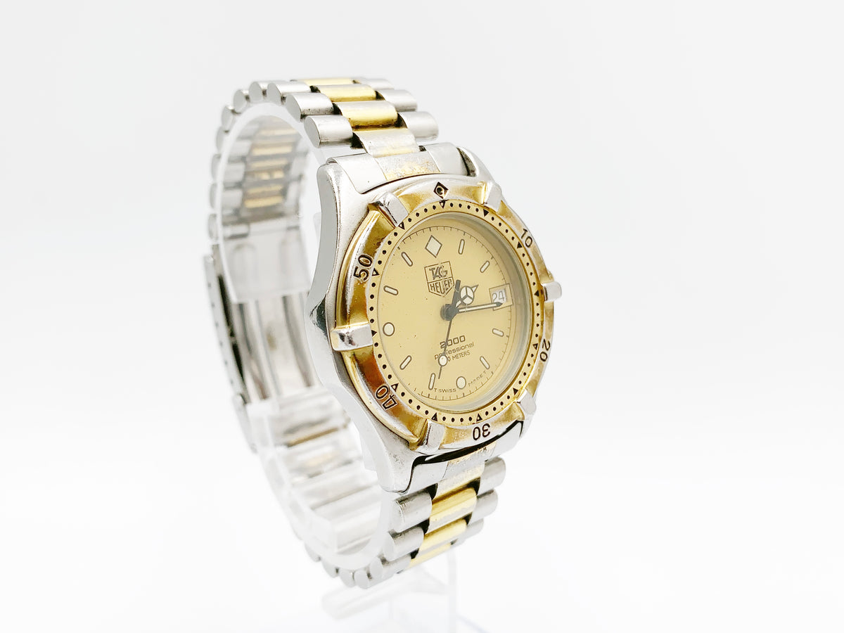 TAG Heuer 2000 Professional 200 Meters 964.013 Quartz — champagne dial