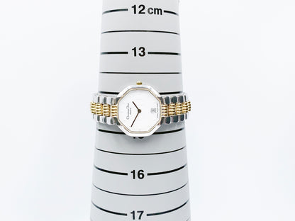 Christian Dior Octagon 48.203 Quartz, ladies — white dial