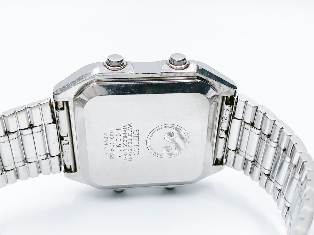 Seiko Silver Wave Alarm-Chronograph D138-5030 Quartz — black dial