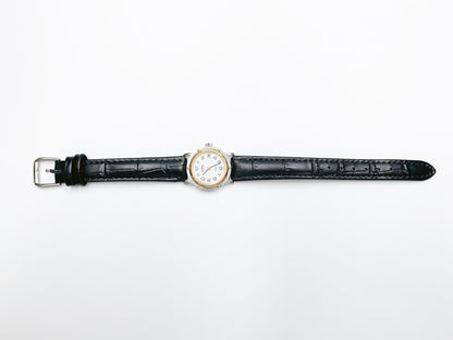 Hermes Clipper Quartz, ladies — white dial