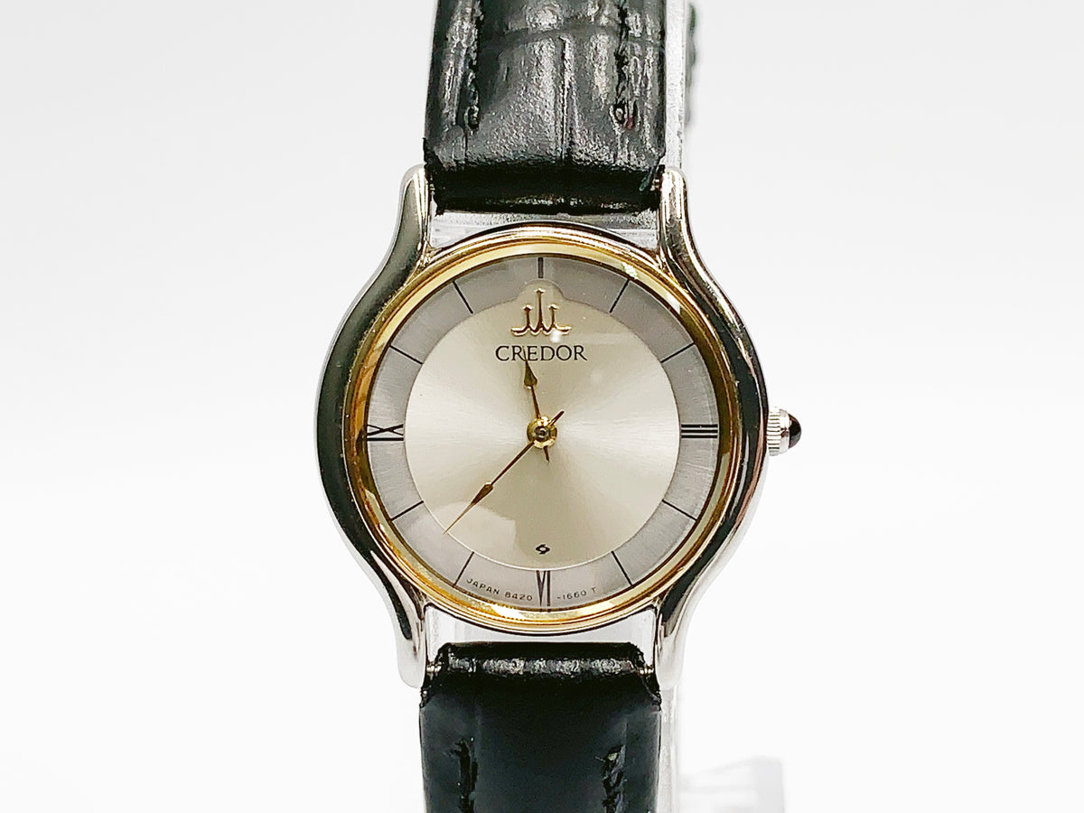 Seiko Credor 8420-0150 Quartz, ladies — champagne dial