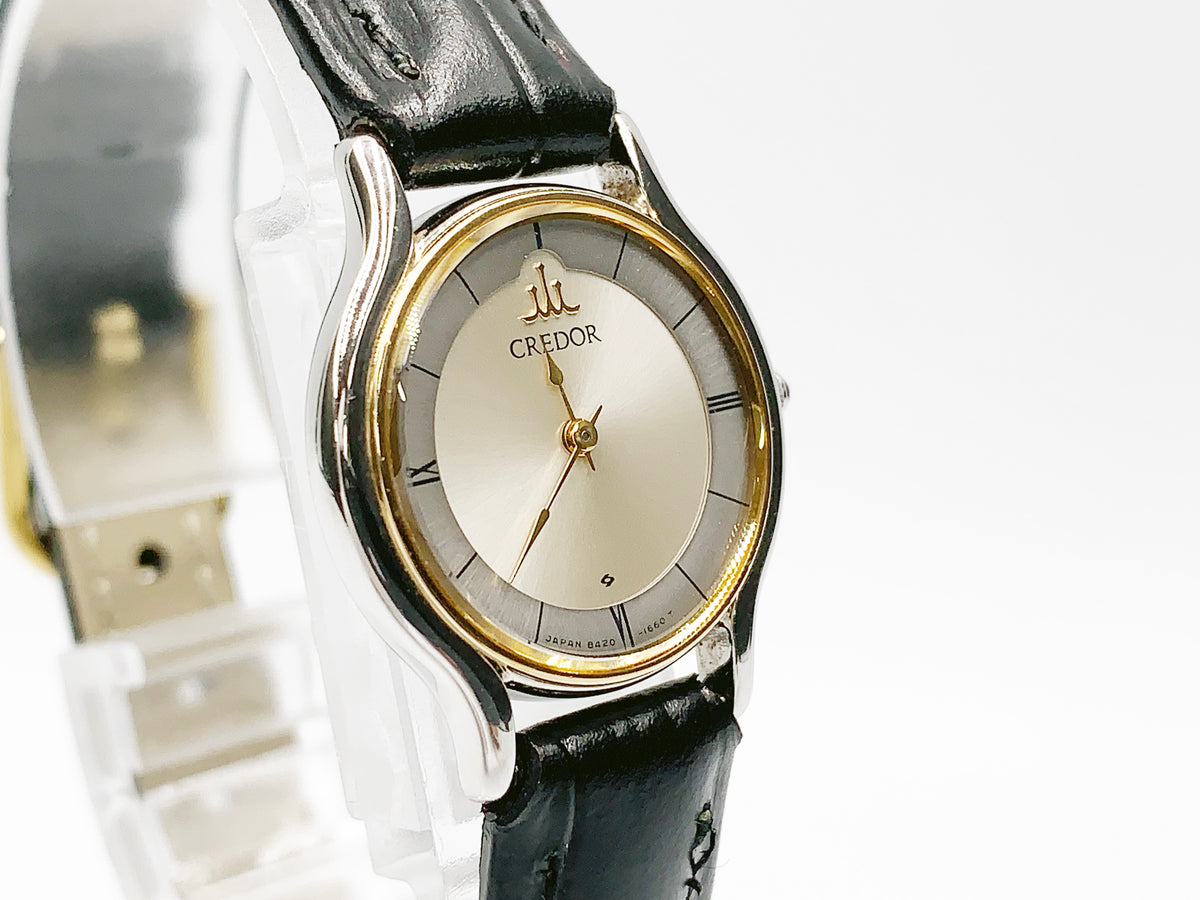 Seiko Credor 8420-0150 Quartz, ladies — champagne dial