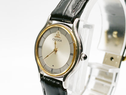 Seiko Credor 8420-0150 Quartz, ladies — champagne dial