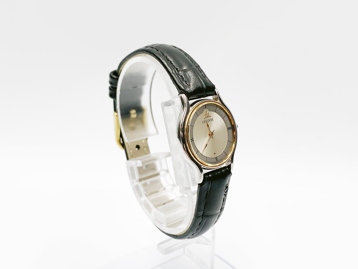Seiko Credor 8420-0150 Quartz, ladies — champagne dial