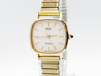 Seiko Exceline 1221-5350 Quartz, ladies — white dial