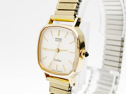 Seiko Exceline 1221-5350 Quartz, ladies — white dial