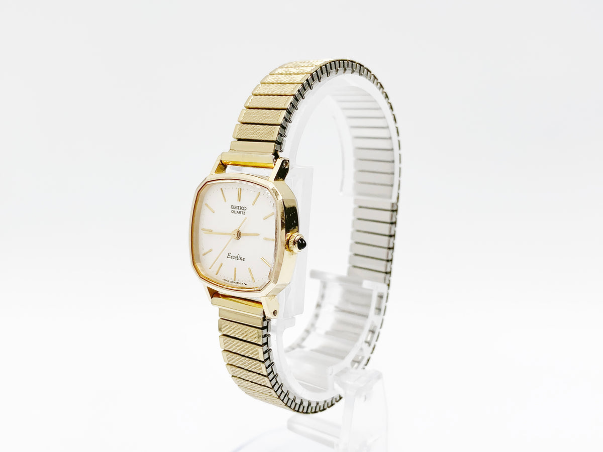 Seiko Exceline 1221-5350 Quartz, ladies — white dial