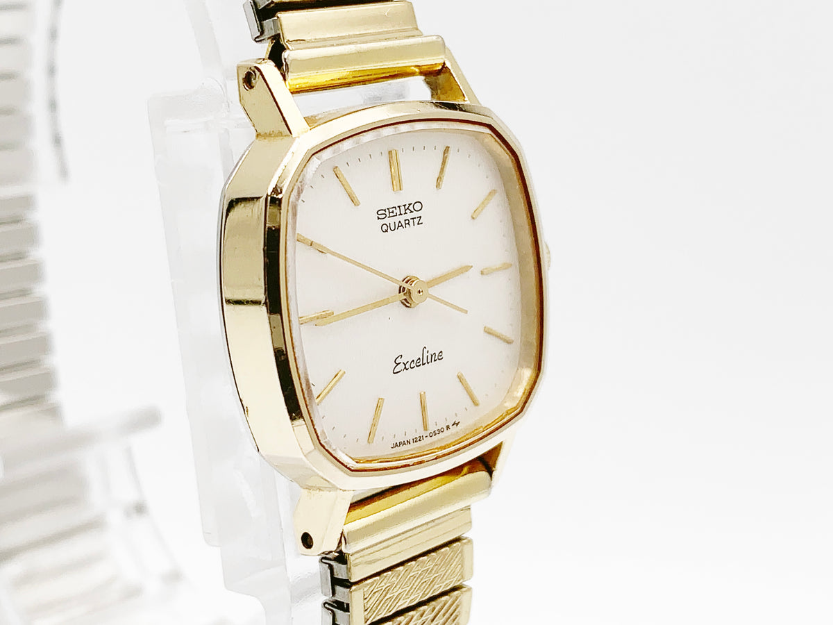 Seiko Exceline 1221-5350 Quartz, ladies — white dial