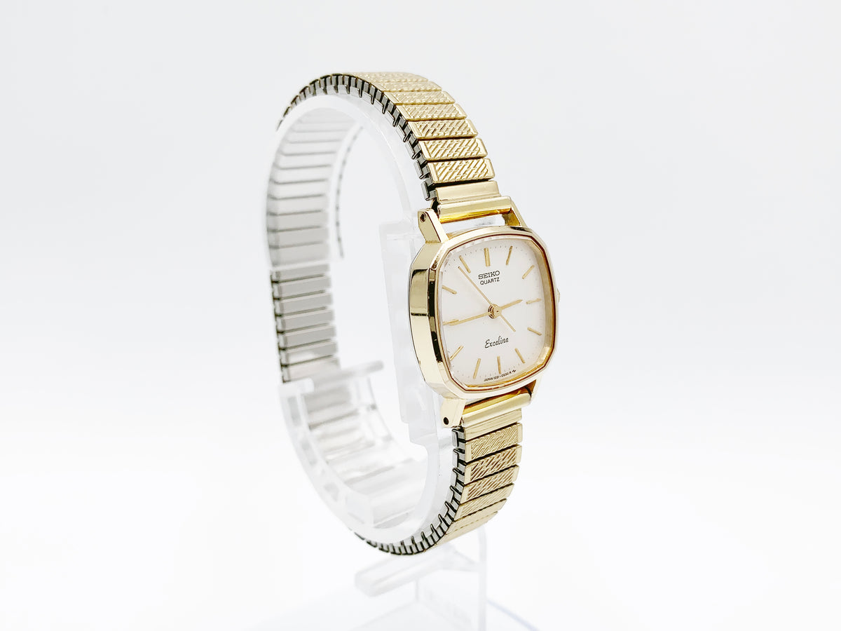 Seiko Exceline 1221-5350 Quartz, ladies — white dial