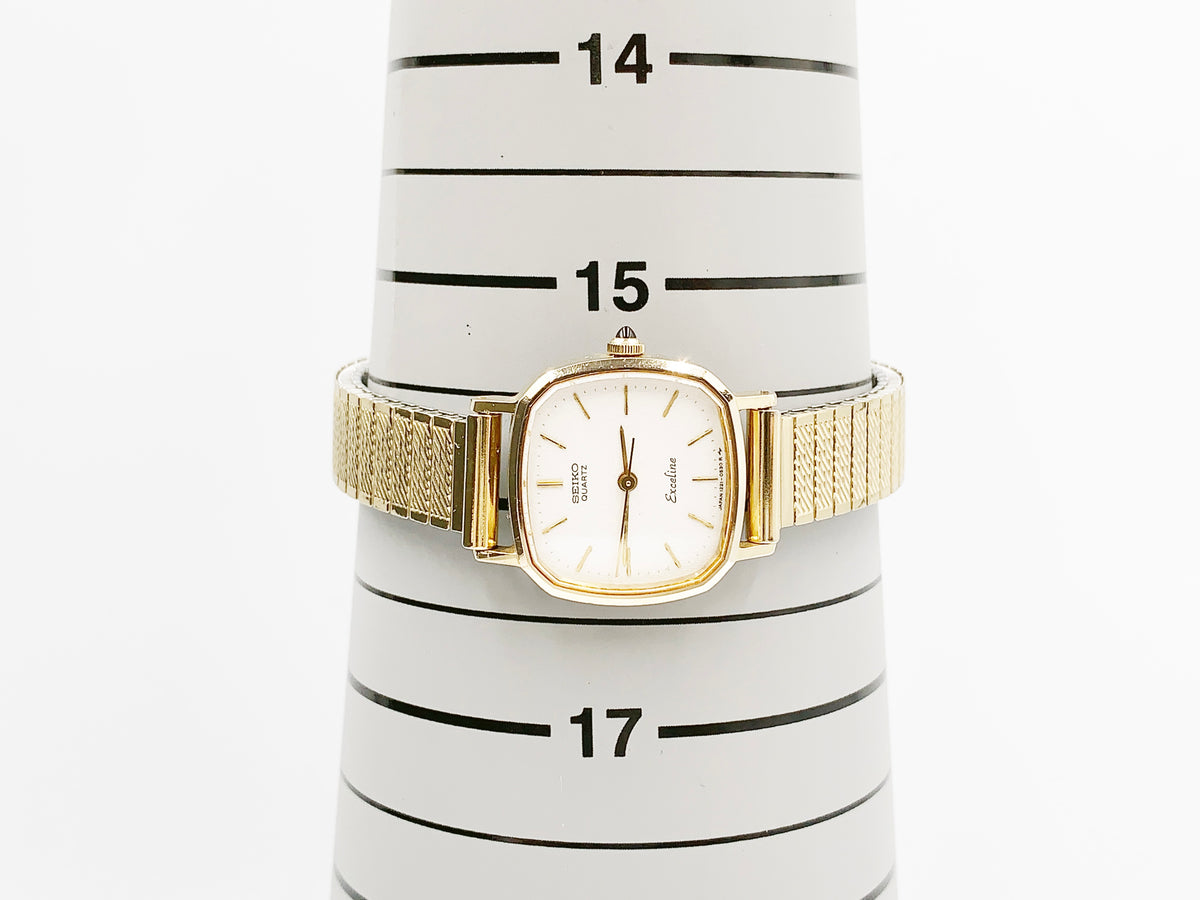 Seiko Exceline 1221-5350 Quartz, ladies — white dial
