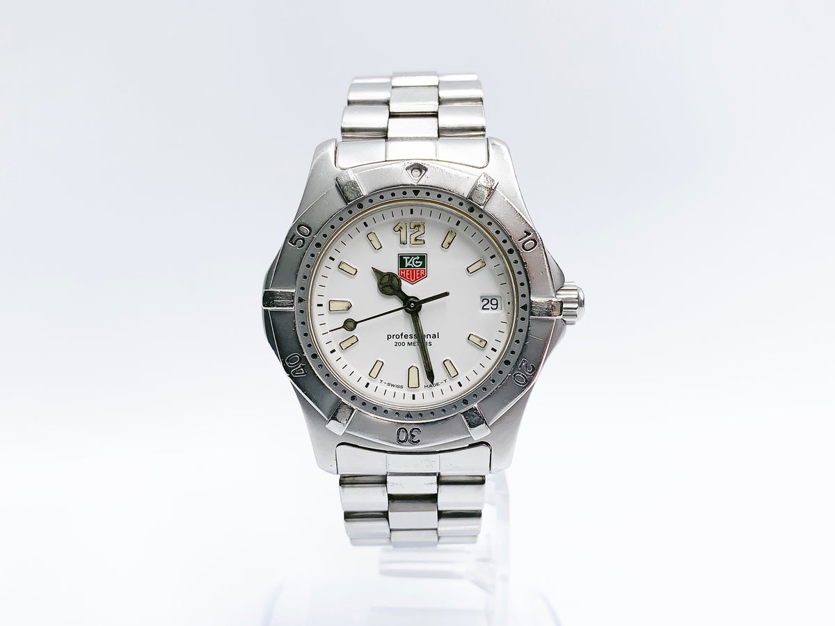 TAG Heuer Professional 2000 WK1211 Quartz — white dial