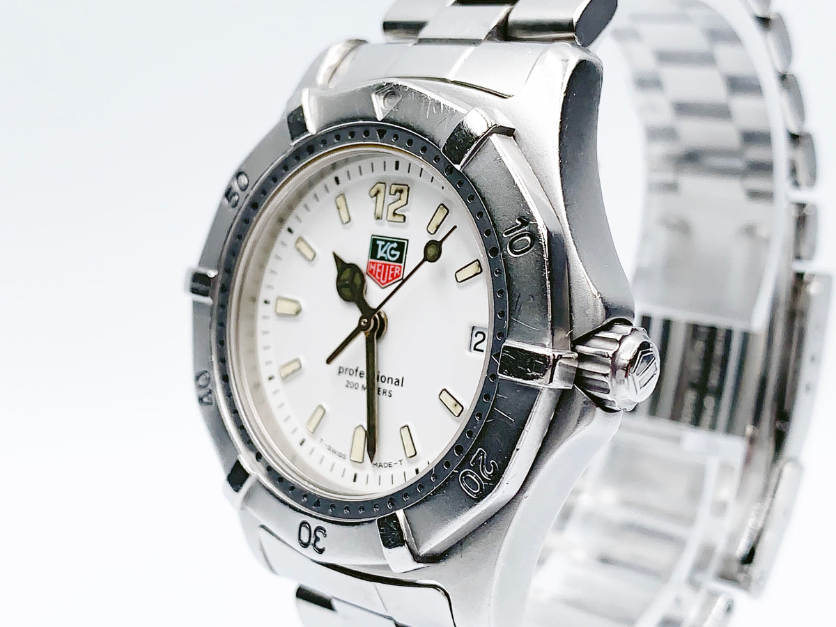 TAG Heuer Professional 2000 WK1211 Quartz — white dial