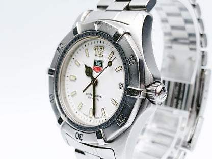 TAG Heuer Professional 2000 WK1211 Quartz — white dial
