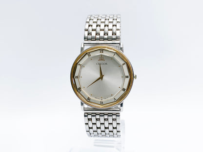 Seiko Credor 2F70-0290 Quartz — silver dial