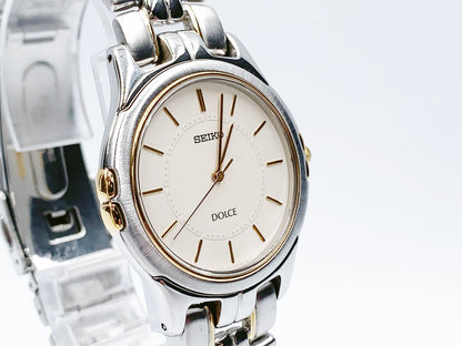Seiko Dolce 8J41-6140 Quartz — white dial