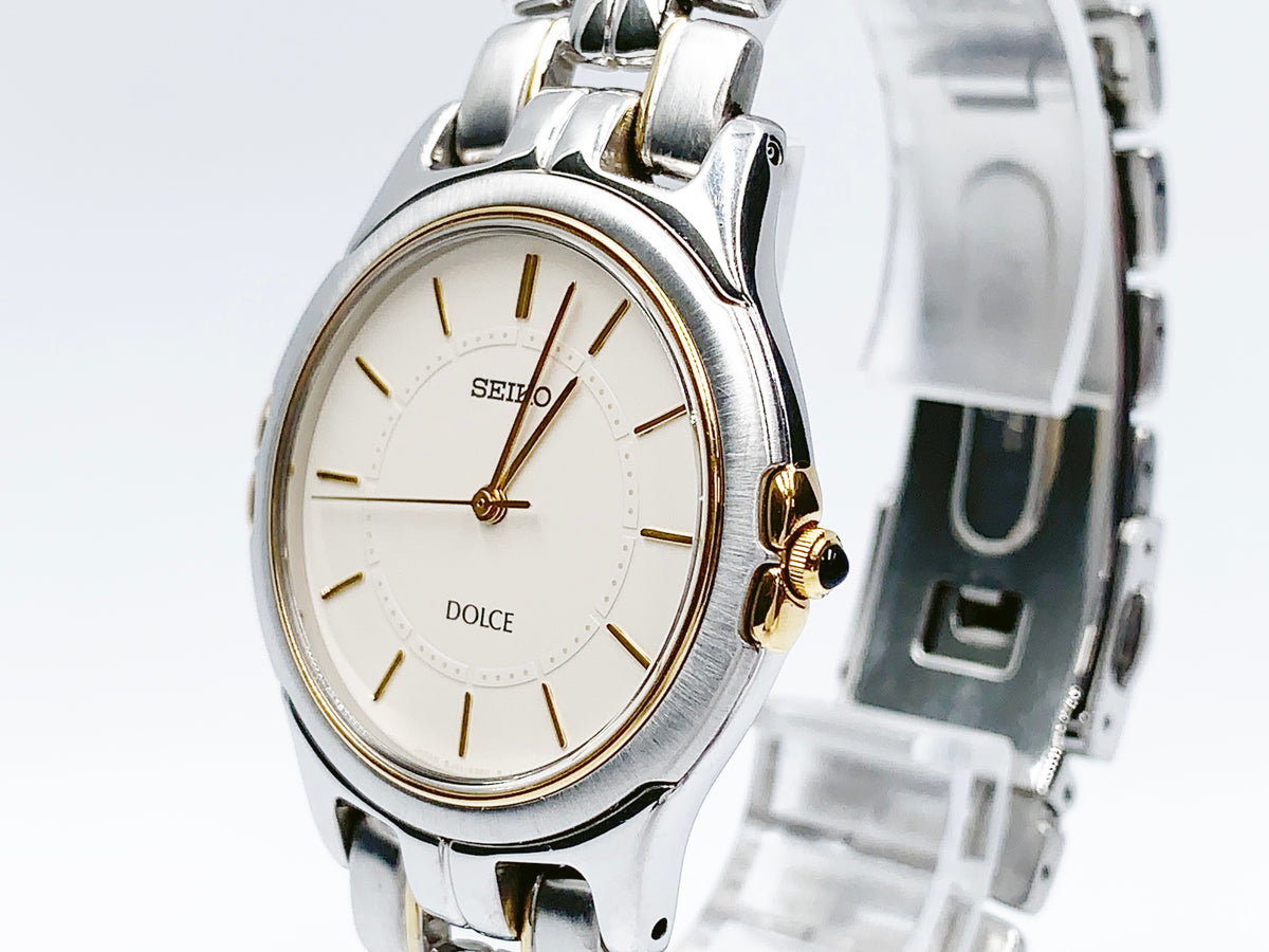 Seiko Dolce 8J41-6140 Quartz — white dial
