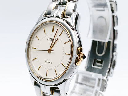 Seiko Dolce 8J41-6140 Quartz — white dial