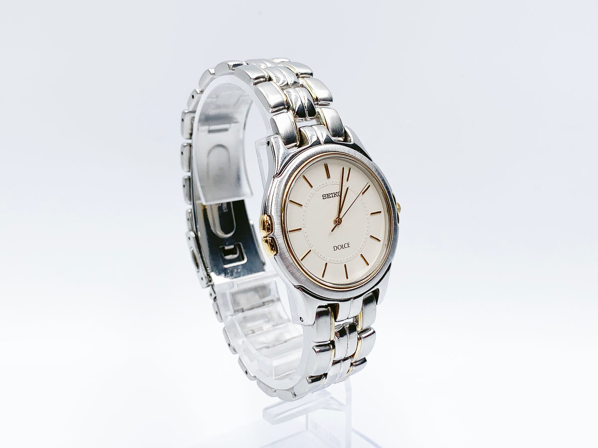 Seiko Dolce 8J41-6140 Quartz — white dial