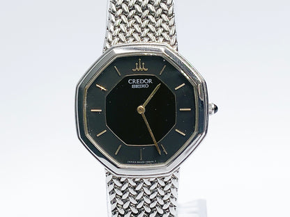 Seiko Credor 8420-5660 Quartz, ladies — black dial