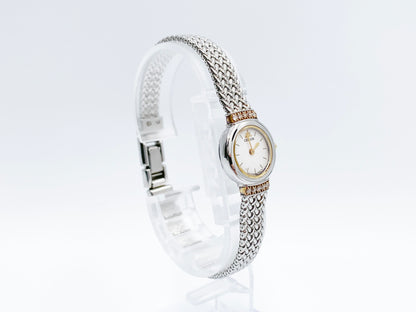 Seiko Credor 1F70-0100 Quartz, ladies — silver dial