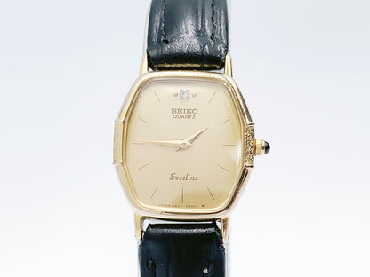 Seiko Exceline 8420-5780 Quartz, ladies — champagne dial