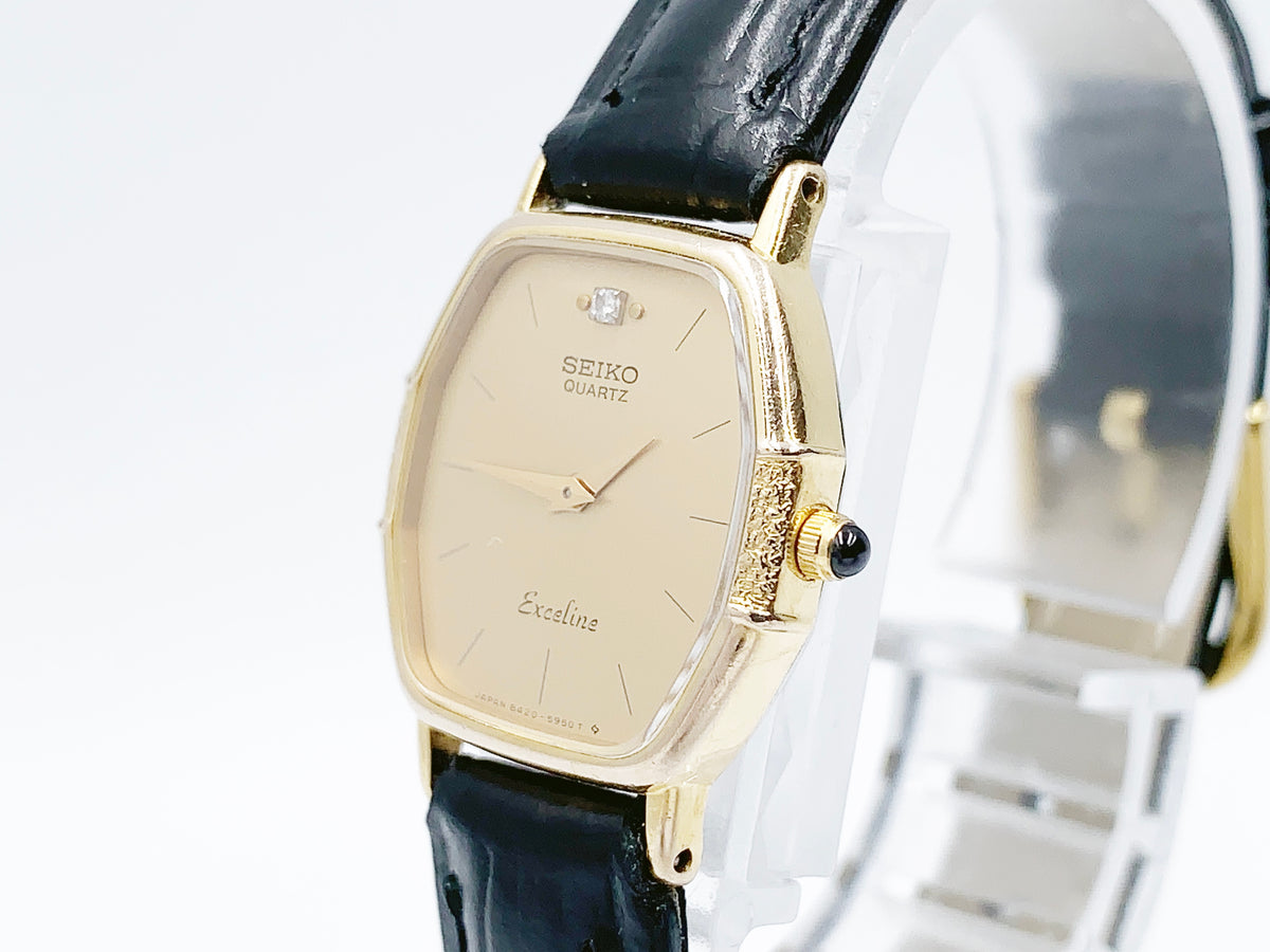 Seiko Exceline 8420-5780 Quartz, ladies — champagne dial