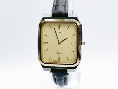 Seiko Dolce 5E31-5B0A Quartz — champagne dial