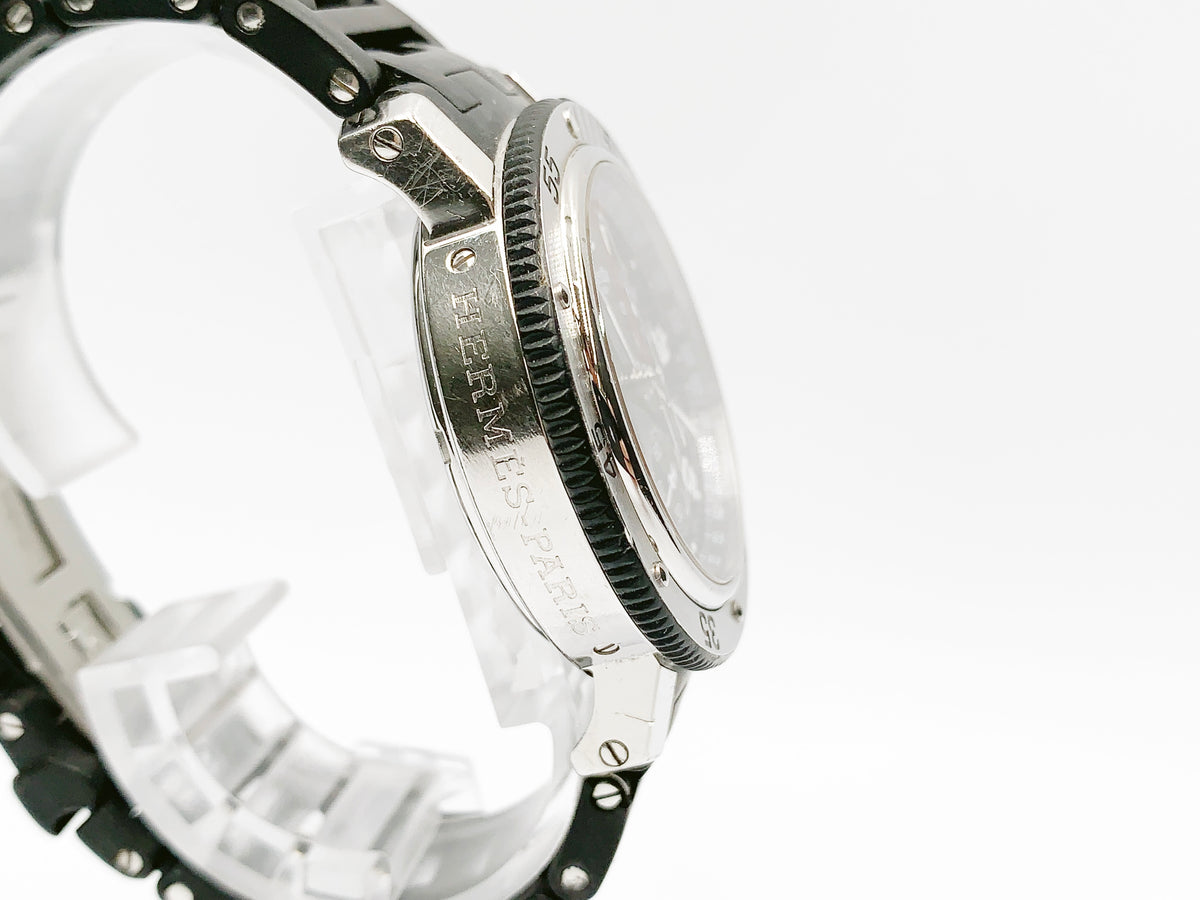 Hermes Clipper Chronograph CL2.915 Quartz — black dial