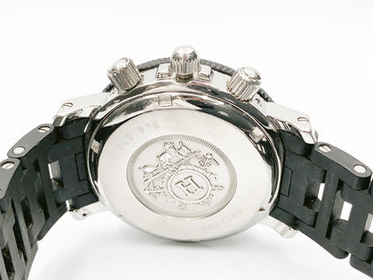 Hermes Clipper Chronograph CL2.915 Quartz — black dial