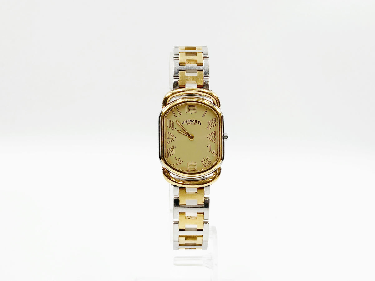 Hermes Rallye Quartz, ladies — champagne dial